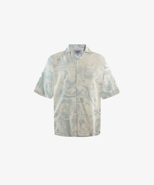 ALMOST GODS | AEGIS RELAXED SHIRT { BLUE