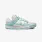 Nike | DUNK LOW TWIST  { SUMMIT WHITE/JADE ICE