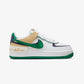 Nike | AIR FORCE 1 SHADOW  { WHITE/MIDNIGHT NAVY-MALACHITE-SESAME