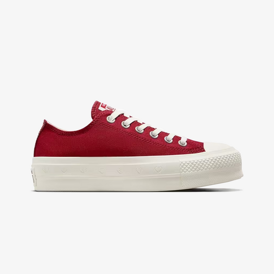 Converse | CHUCK TAYLOR ALL STAR LIFT PLATFORM HEARTS { RED