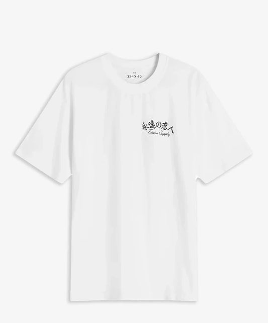 EDWIN | FOREVER LOVER T-SHIRT { WHITE