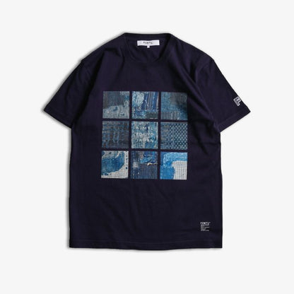 FDMTL | PRINTED BORO TEE  { NAVY