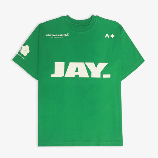 JAYWALKING | FRIENDS OF MR. WALKING T-SHIRT { GREEN