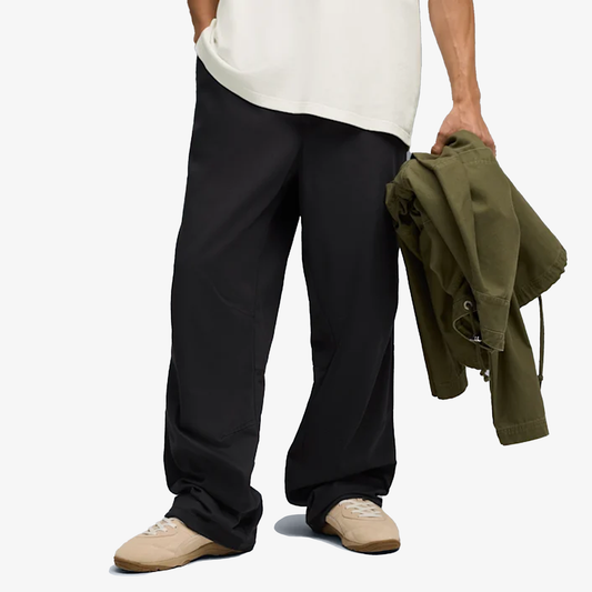 PUMA | x REPRESENT RELAXED WOVEN PANTS { BLACK