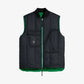 Converse | X PATTA REVERSIBLE VEST { GREEN/BLACK