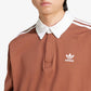 Adidas Originals | ADICOLOR RUGBY POLO SHIRT { PRELOVED BROWN