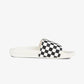VANS | SLIDE-ON { BLACK/WHTIE