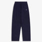 SPORTY & RICH | SRC CABLE-KNIT WOOL CASHMERE TROUSERS { NAVY