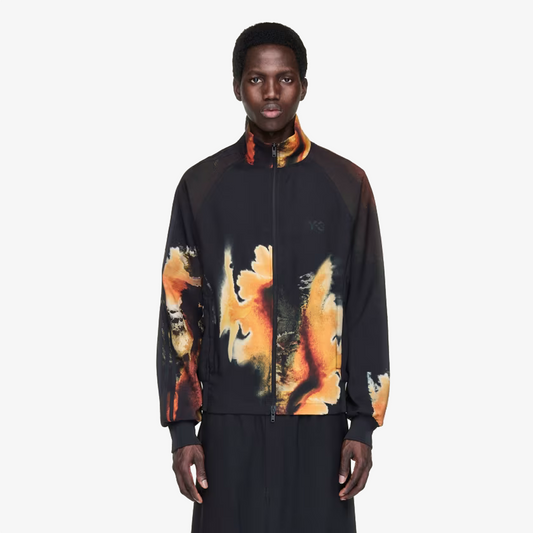 Y-3 | PRINTED TRACK TOP { BLACK