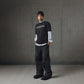ALMOST GODS | CRACKED LOGO RELAXED TEE { BLACK