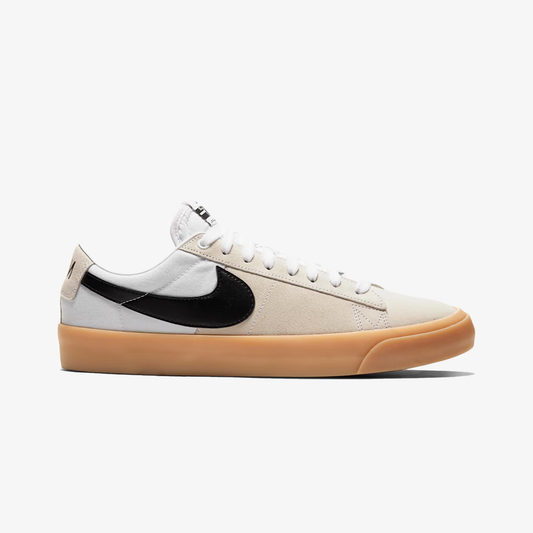 Nike | SB ZOOM BLAZER LOW PRO GT { WHITE/BLACK-WHITE-WHITE