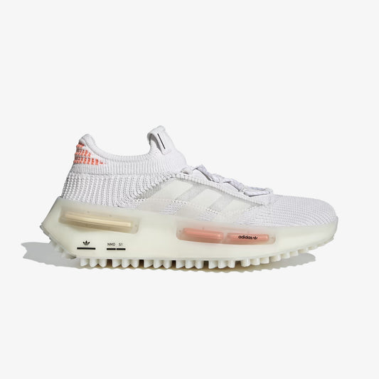 Adidas Originals | NMD_S1  { CLOUD WHITE/OFF WHITE/CORAL FUSION