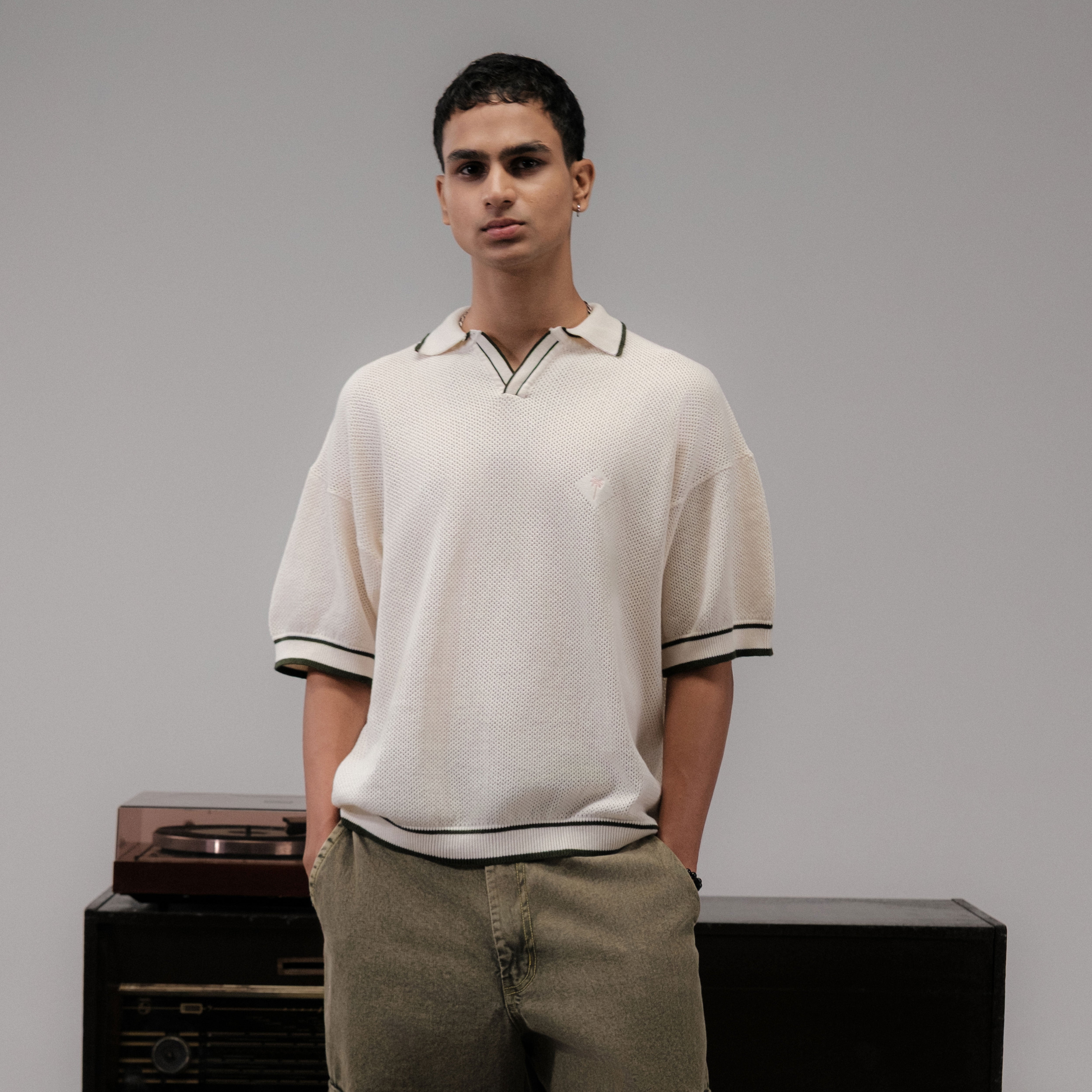 トップス Pedestal polo tee jellyyabashi flexwitme Shop Blue Oversized Polo T Shirt Online at Best Price | TIGC