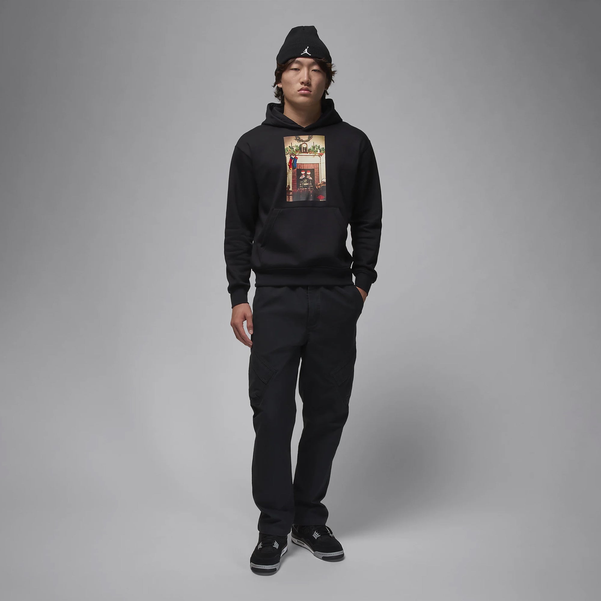 jordan santa chimney hoodie