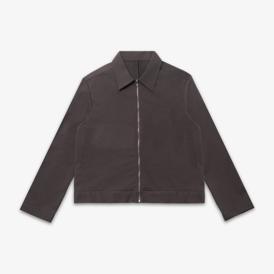 SUPERKICKS | CORE BOXY ZIPPER JACKET { WINE