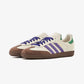 Adidas Originals | SAMBA OG  { OFF WHITE/PURPLE/GREEN