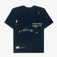 JAYWALKING | BIKER T-SHIRT { NAVY