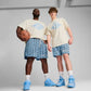 PUMA | HOOPS X LF MOSIAC SHORTS { TEAM LIGHT BLUE