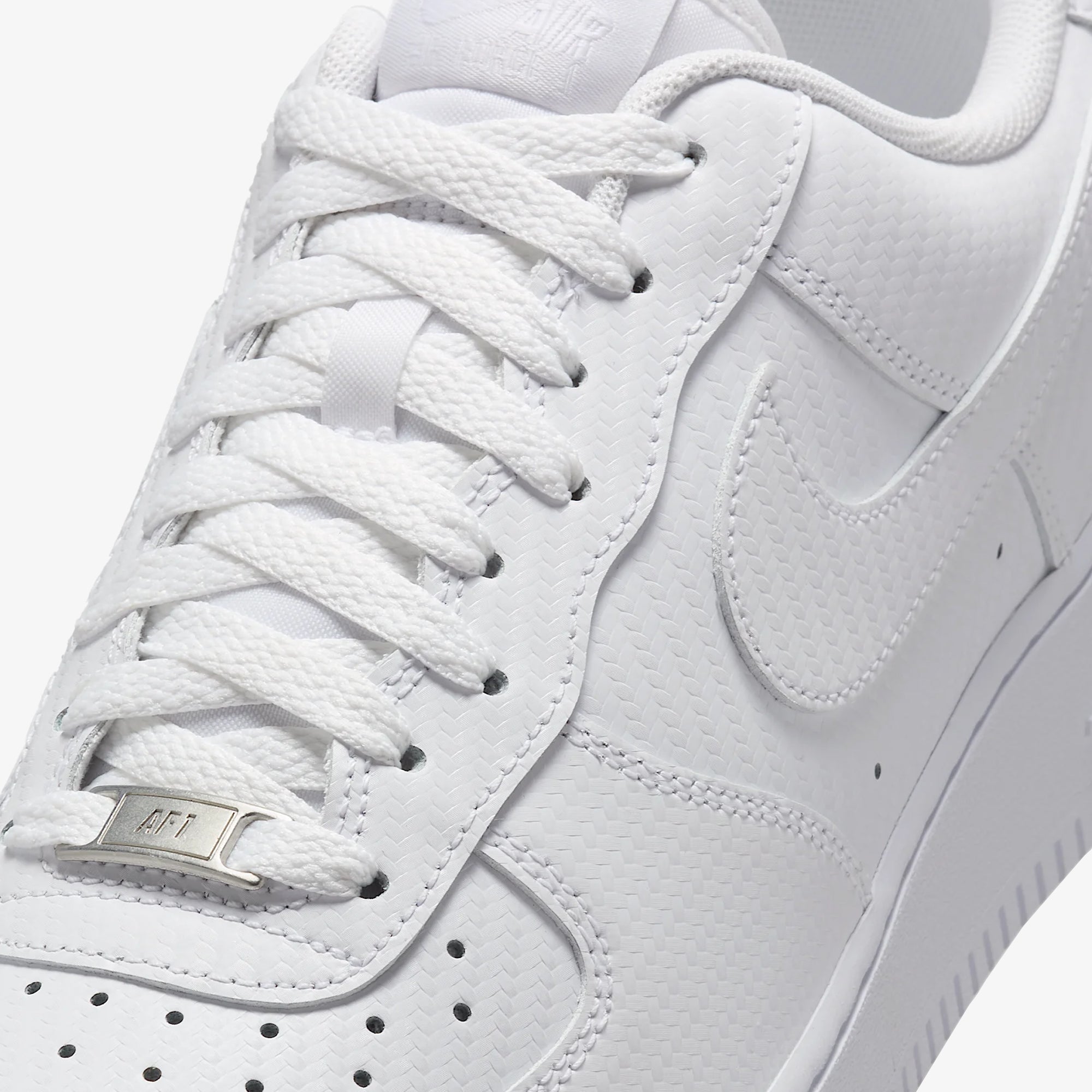 NIKE | AIR FORCE 1 '07 TEXTURE { WHITE/WHITE – Superkicks