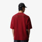 ALMOST GODS | LOGO DROP SHOULDER TEE { RED