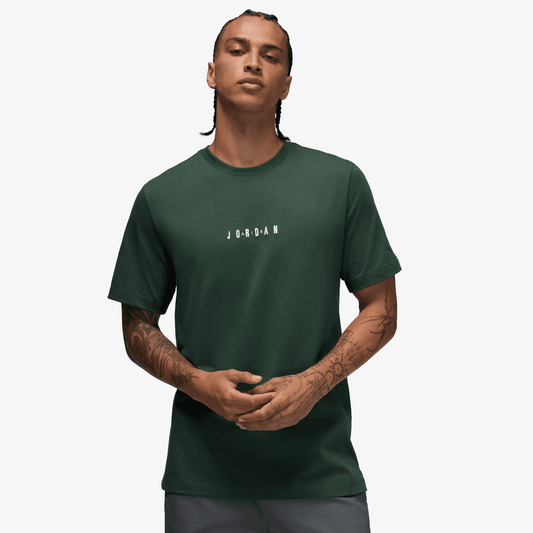 JORDAN | JORDAN AIR T-SHIRT { MIDNIGHT GREEN/SAIL/SAIL