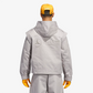 ADIDAS ORIGINALS | BAD BUNNY X MERCEDES - AMG PETRONAS FORMULA ONE TEAM ZIP UP TRACK TOP { CLEAR GRANITE