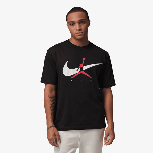 JORDAN | BROOKLYN JUMPMAN T-SHIRT { BLACK/WHITE
