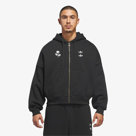 ADIDAS ORIGINALS | x CHAVARRIA HEAVYWEIGHT ZIP HOODIE { BLACK