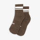 Superkicks | CREW SOCKS  { BROWN