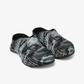 Crocs | ECHO CAMO WAVE CLOG  { BLACK/SLATE GREY