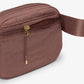 NIKE | AURA CROSSBODY BAG (2L) { SMOKEY MAUVE/LT TRNSPRNT GLD