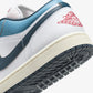 JORDAN | AIR JORDAN 1 LOW SE { WHITE/ARMORY NAVY-AEGEAN STORM