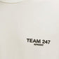 REPRESENT | TEAM 247 OVERSIZED T-SHIRT { FLAT WHITE