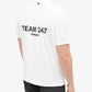REPRESENT | TEAM 247 OVERSIZED T-SHIRT { FLAT WHITE