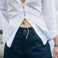 OUR OWN PACE | I'M A STAR HORSESHOE JEANS { RAW INDIGO