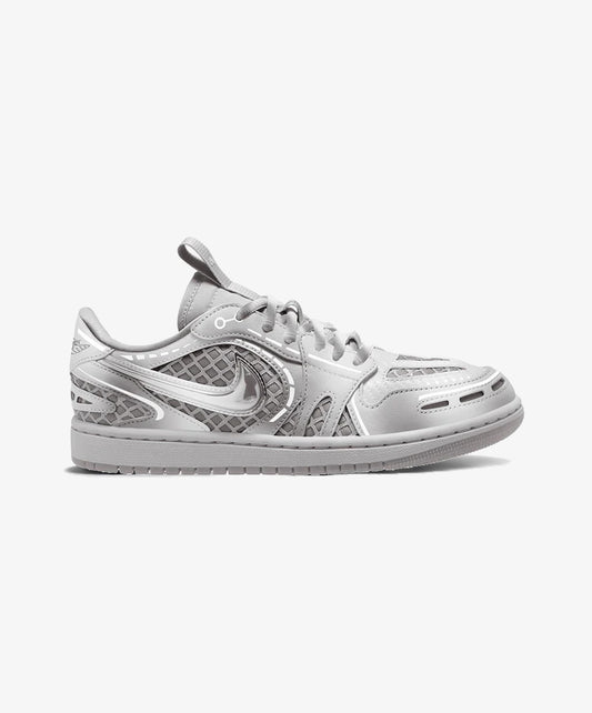 JORDAN | AIR JORDAN 1 LOW METHOD OF MAKE { NEUTRAL GREY/WHITE/PEWTER GREY/METALLIC SILVER