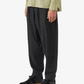 UNIVERSAL WORKS | ANDERS WOOL UPCYCLED PLEATED TRACK PANT { GREY