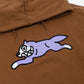 Icecream | RUNNING DOG HOODIE  { BROWN