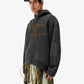 ALMOST GODS | DESTRUCTION AS ECSTASY EMBROIDERED CROPPED HOODIE { BLACK