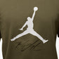 JORDAN | JUMPMAN FLIGHT { MEDIUM OLIVE/WHITE