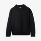 ALMOST GODS | SHATTERED ALPHA CROSS HOODIE { BLACK