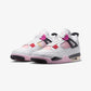 JORDAN | AIR JORDAN 4 RETRO "COMIC" { OFF WHITE/FIRE PINK-ANTHRACITE