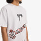 F A R A K | GREY BLOCK PRINTED T-SHIRT { GREY/GREY