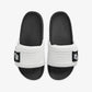 Nike | OFFCOURT ADJUST  { SUMMIT WHITE/SUMMIT WHITE-BLACK