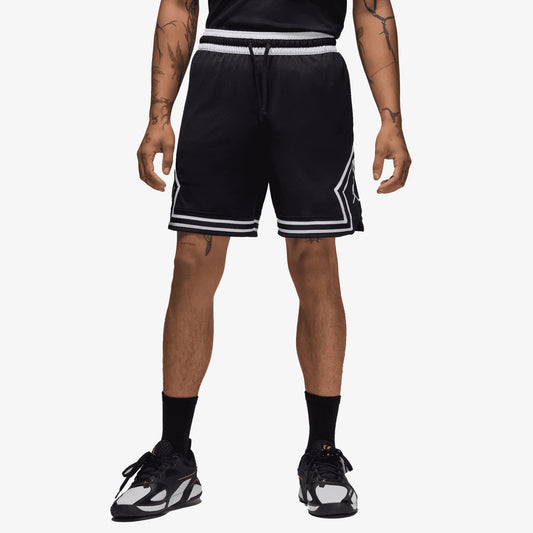 JORDAN | DRI-FIT MESH DIAMOND SHORTS { BLACK/WHITE/WHITE