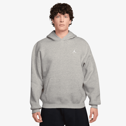 JORDAN | BROOKLYN FLEECE { GREY HEATHER/WHITE