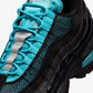 Nike | AIR MAX 95 BIG BUBBLE { BLACK/CHROME-GAMMA BLUE-METALLIC SILVER