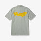 HUF | PARKER WORK SHIRT  { WHITE/GREEN