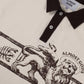 ALMOST GODS | ZODIAC RELAXED POLO { OFF WHITE