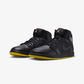 JORDAN | AIR JORDAN 1 MID SE { BLACK/SILVER-OPTI YELLOW